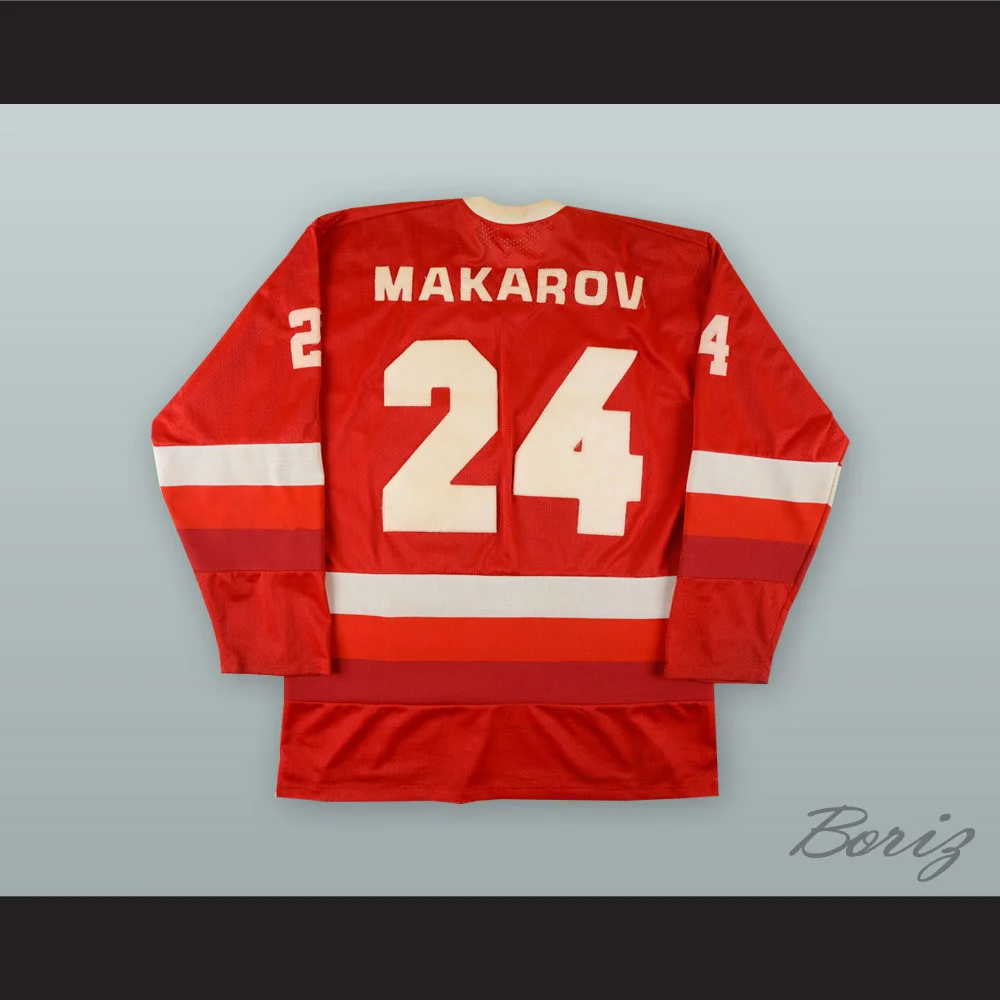 Sergei Makarov 24 Soviet Union CCCP National Team Red Hockey